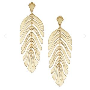 Kendra Scott Lotus statement earrings